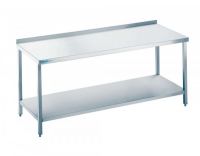 Chromonorm Arbeitstisch mit Boden – Profi-Serie