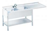 Chromonorm Spülcenter mit 2 Becken – Profi-Serie